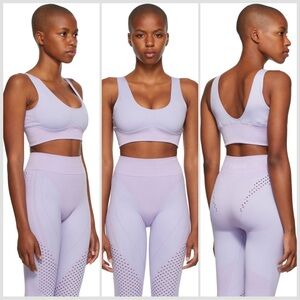 IVY Park x Adidas Knit Scoop Bra Top in Dust Purple Sz L